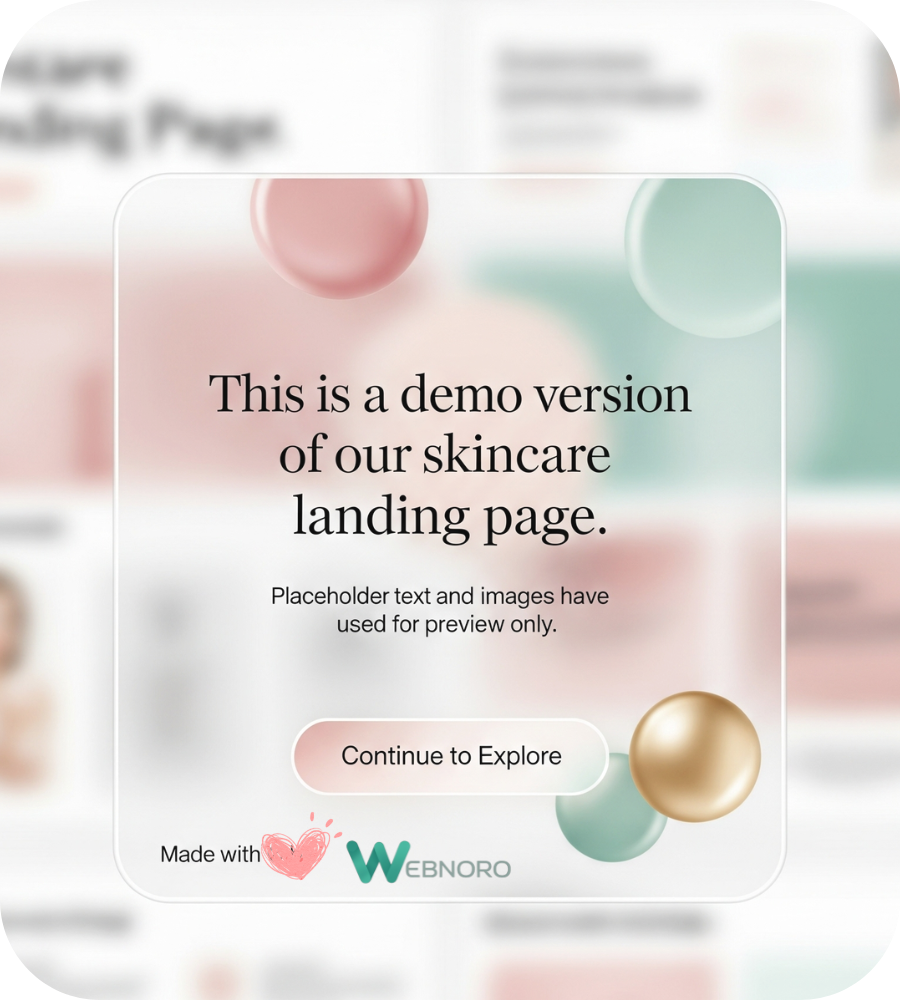 Demo Only Popup